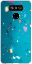 LG G6 Hoesje Transparant TPU Case - Confetti #ffffff