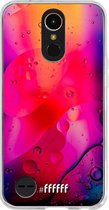 LG K10 (2017) Hoesje Transparant TPU Case - Colour Bokeh #ffffff