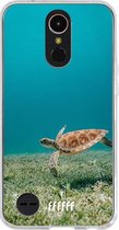 LG K10 (2017) Hoesje Transparant TPU Case - Turtle #ffffff
