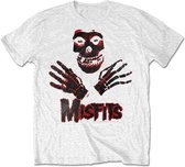 Misfits Kinder Tshirt -Kids tm 10 jaar- Hands Wit