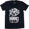 Ramones - Belgique Heren T-shirt - L - Zwart