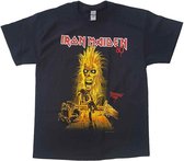 Iron Maiden Heren Tshirt -S- Debut Album 40th Anniversary Zwart