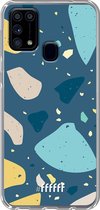 Samsung Galaxy M31 Hoesje Transparant TPU Case - Terrazzo N°7 #ffffff