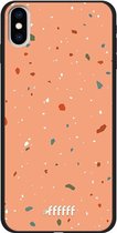 iPhone Xs Max Hoesje TPU Case - Terrazzo N°10 #ffffff