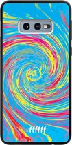 6F hoesje - geschikt voor Samsung Galaxy S10e -  TPU Case - Swirl Tie Dye #ffffff