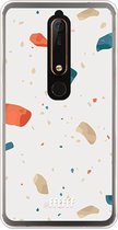 Nokia 6 (2018) Hoesje Transparant TPU Case - Terrazzo N°3 #ffffff