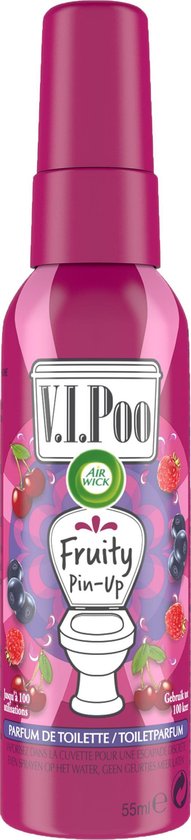 Rafraîchisseur de toilette Fruity Pin-Up Air Wick VIPoo - 2 x 55 ml