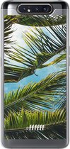 Samsung Galaxy A80 Hoesje Transparant TPU Case - Palms #ffffff