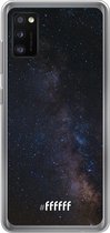 Samsung Galaxy A41 Hoesje Transparant TPU Case - Dark Space #ffffff