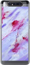 Samsung Galaxy A80 Hoesje Transparant TPU Case - Abstract Pinks #ffffff