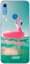 Huawei Y6s Hoesje Transparant TPU Case - Flamingo Floaty #ffffff