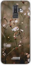 Samsung Galaxy J8 (2018) Hoesje Transparant TPU Case - Flower Buds #ffffff