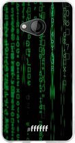HTC U Play Hoesje Transparant TPU Case - Hacking The Matrix #ffffff