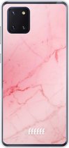 Samsung Galaxy Note 10 Lite Hoesje Transparant TPU Case - Coral Marble #ffffff