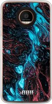 Motorola Moto Z Force Hoesje Transparant TPU Case - River Fluid #ffffff