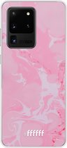 Samsung Galaxy S20 Ultra Hoesje Transparant TPU Case - Pink Sync #ffffff