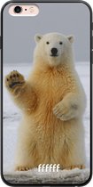 iPhone 6s Plus Hoesje TPU Case - Polar Bear #ffffff