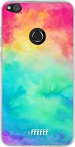 Huawei P8 Lite (2017) Hoesje Transparant TPU Case - Rainbow Tie Dye #ffffff