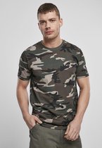 Urban Classics Heren Tshirt -S- Basic Groen/Bruin