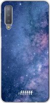 Samsung Galaxy A7 (2018) Hoesje Transparant TPU Case - Perfect Stars #ffffff