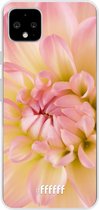 Google Pixel 4 XL Hoesje Transparant TPU Case - Pink Petals #ffffff