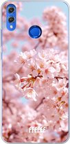 Honor 8X Hoesje Transparant TPU Case - Cherry Blossom #ffffff