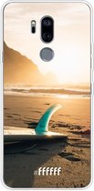 LG G7 ThinQ Hoesje Transparant TPU Case - Sunset Surf #ffffff