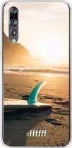 Huawei P20 Pro Hoesje Transparant TPU Case - Sunset Surf #ffffff
