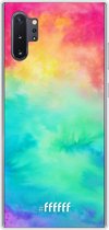 Samsung Galaxy Note 10 Plus Hoesje Transparant TPU Case - Rainbow Tie Dye #ffffff