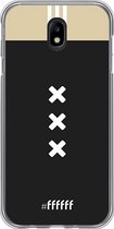 6F hoesje - geschikt voor Samsung Galaxy J7 (2017) -  Transparant TPU Case - AFC Ajax Uitshirt 2018-2019 #ffffff