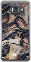 Samsung Galaxy A3 (2016) Hoesje Transparant TPU Case - Wood Marble #ffffff