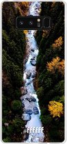 Samsung Galaxy Note 8 Hoesje Transparant TPU Case - Forest River #ffffff