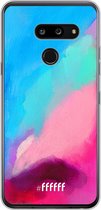 LG G8 ThinQ Hoesje Transparant TPU Case - Abstract Hues #ffffff