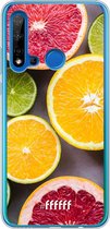 Huawei P20 Lite (2019) Hoesje Transparant TPU Case - Citrus Fruit #ffffff