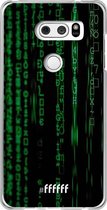 LG V30 (2017) Hoesje Transparant TPU Case - Hacking The Matrix #ffffff