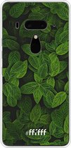 HTC U12+ Hoesje Transparant TPU Case - Jungle Greens #ffffff