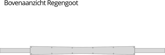 Regengoot 6 meter