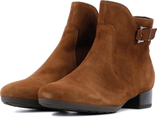 Gabor Dames Enkellaarsjes 714 - Cognac - Maat 42,5 | bol.com