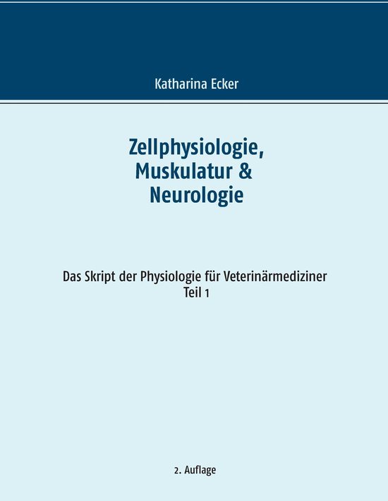 Das Skript der Physiologie für Veterinärmediziner 1 - Zell ... - cover