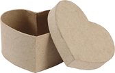 Hartvormige doos, afm 11,5x11,5 cm, h: 6 cm, 1stuk