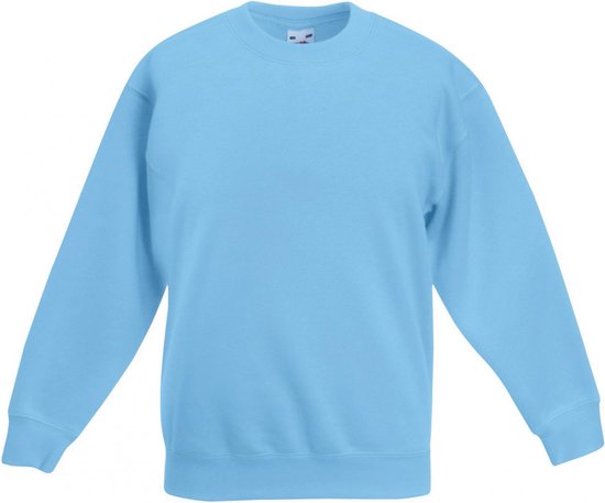 Sweat-shirt unisexe Premium 70/30 Fruit Of The Loom Kinder ( Blauw ciel)