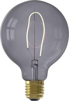 CALEX - LED Lamp - Nora Topaz G95 - E27 Fitting - Dimbaar - 4W - Warm Wit 2200K - Grijs - BES LED