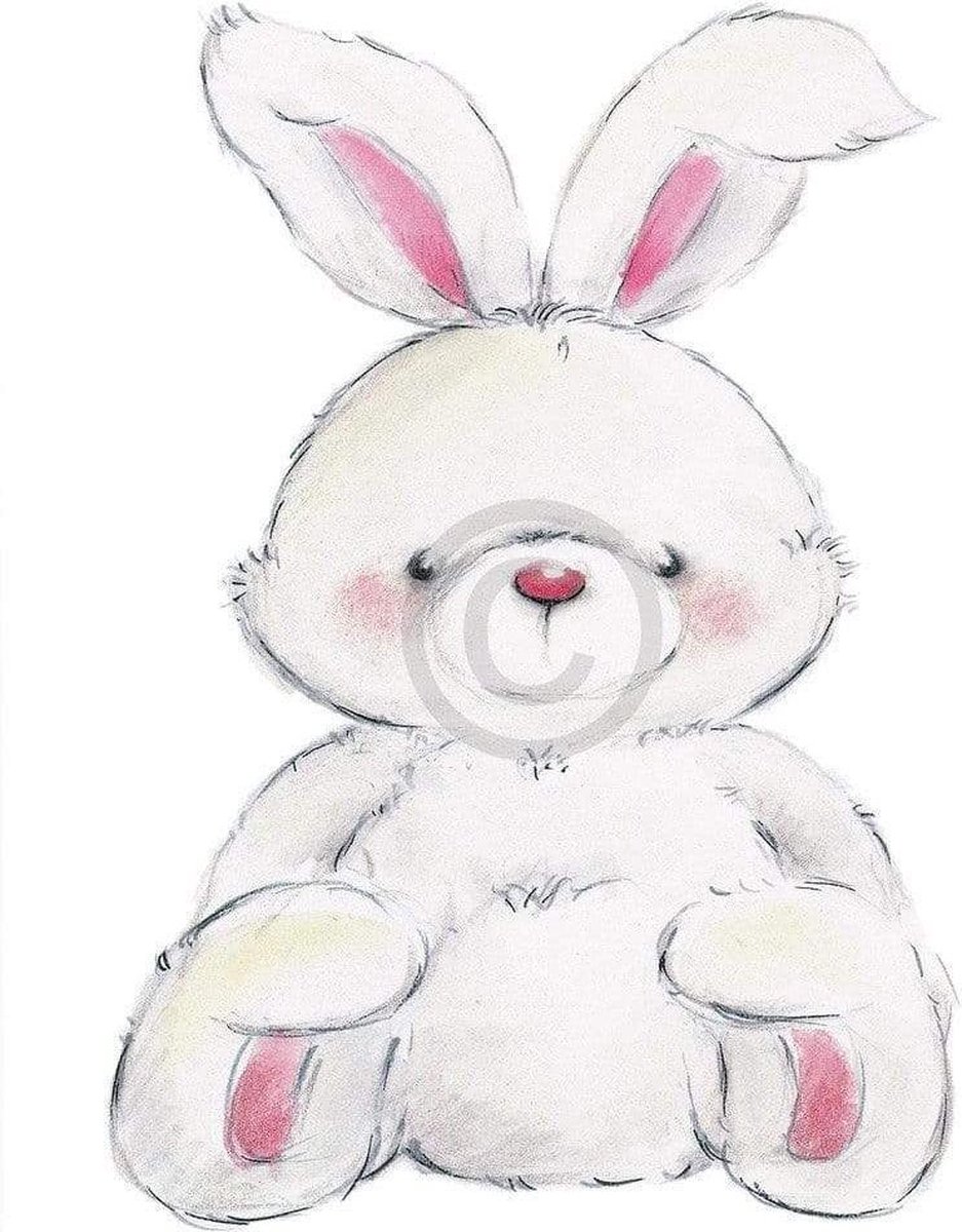 PGM Kunstdruk Makiko - Rabbit 24x30cm Divers