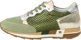 KUNOKA Chloé green - Sneakers Dames - maat 38 - Groen Zilver