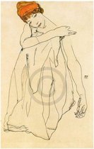 Kunstdruk Egon Schiele - Die Tänzerin 50x70cm