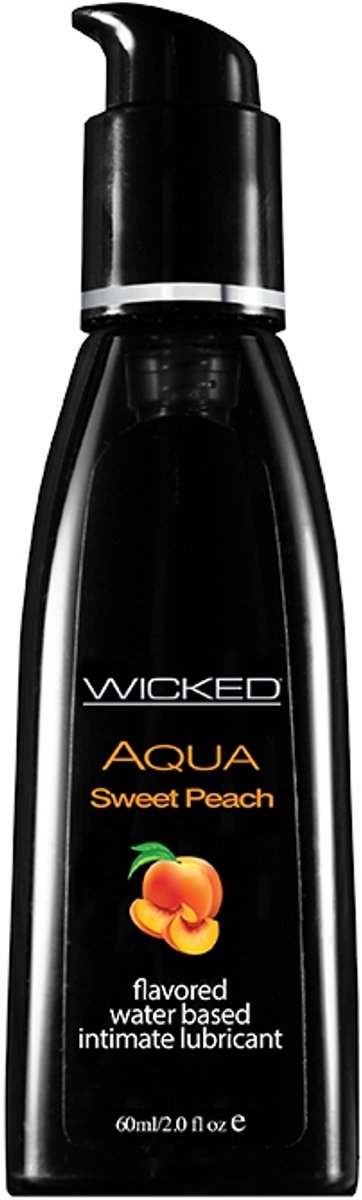 Goedkoopste Wicked - Aqua glijmiddel perzik smaak 60 ml - 60ml