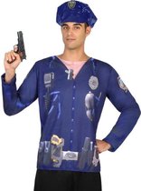 ATOSA - Politie t-shirt voor mannen - Volwassenen kostuums