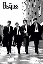 The Beatles Poster - In London - 91.5 X 61 Cm - Zwart