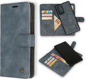 Casemania Hoesje Geschikt voor Samsung Galaxy Note 20 Ultra Shadow Gray - 2 in 1 Magnetic Book Case