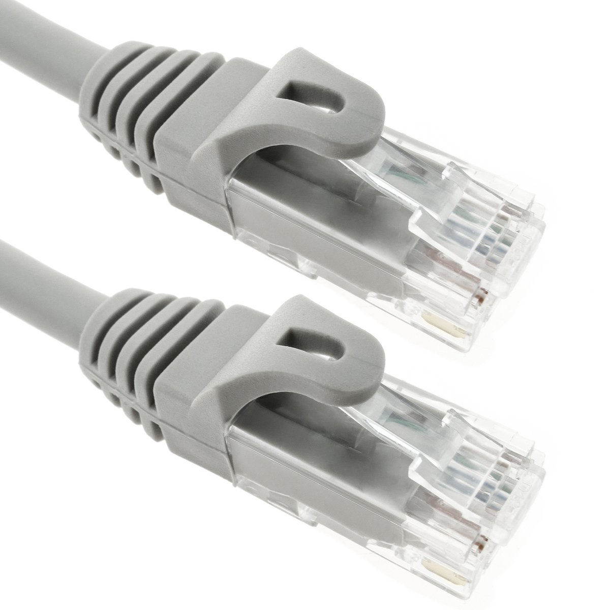 BeMatik - 0,5 m grijze Cat.6a UTP Ethernet-netwerkkabel